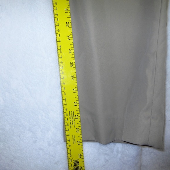 Louis Raphael Golf Pants Mens 34x32 Khaki Pleated Slacks Light Soft - Picture 6 of 14